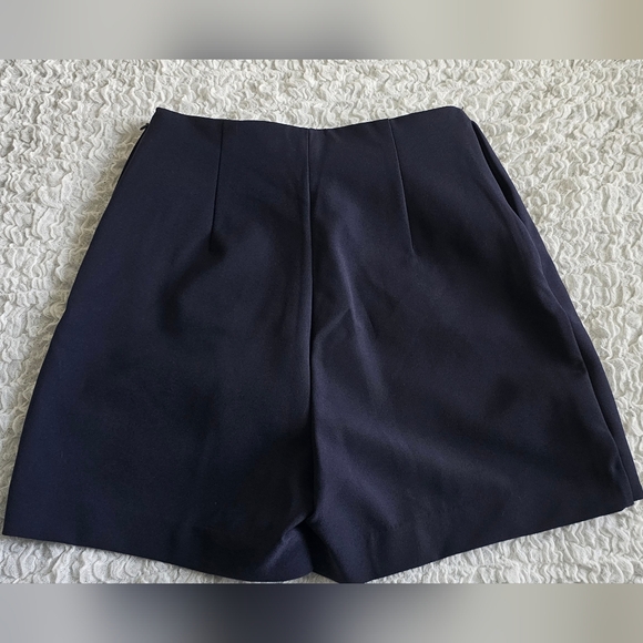 Express Navy Ruffle Skirt - Picture 4 of 6